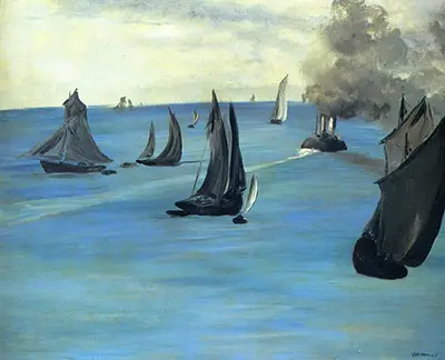 Steamboat Leaving Boulogne Edouard Manet